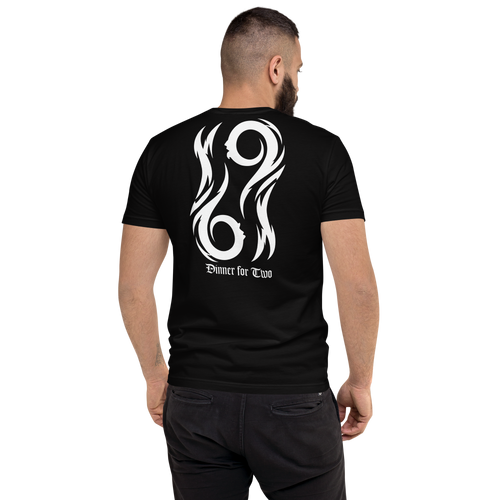 69 sixty nine Tシャツ 黒 Sサイズ Dinner For Two グラフィックTシャツ, Type C - Black/White / メンズ